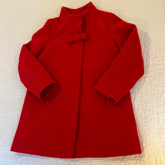 Crewcuts Red Wool Coat - Picture 2 of 5
